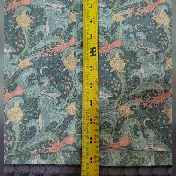 Oromen Undersea Oasis Button Down Shirt Large - Picture 5 of 7